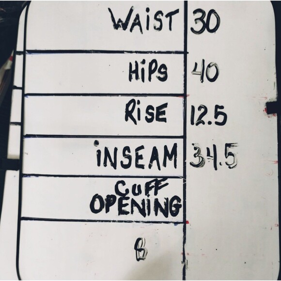 Brittania Jeans Size 30x35 High Rise Straight Leg Raw Hem Cotton Blue VTG Retro - Picture 7 of 12